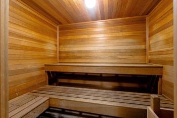 Relaxing and serene sauna